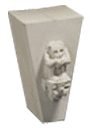 Gargoyle keystone